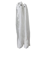 Dolce & Gabbana White Heels Stiletto Knee High Boots