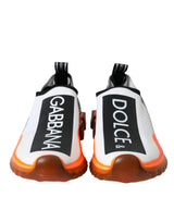Dolce & Gabbana Sorrento Sneakers en Noir, Blanc et Orange