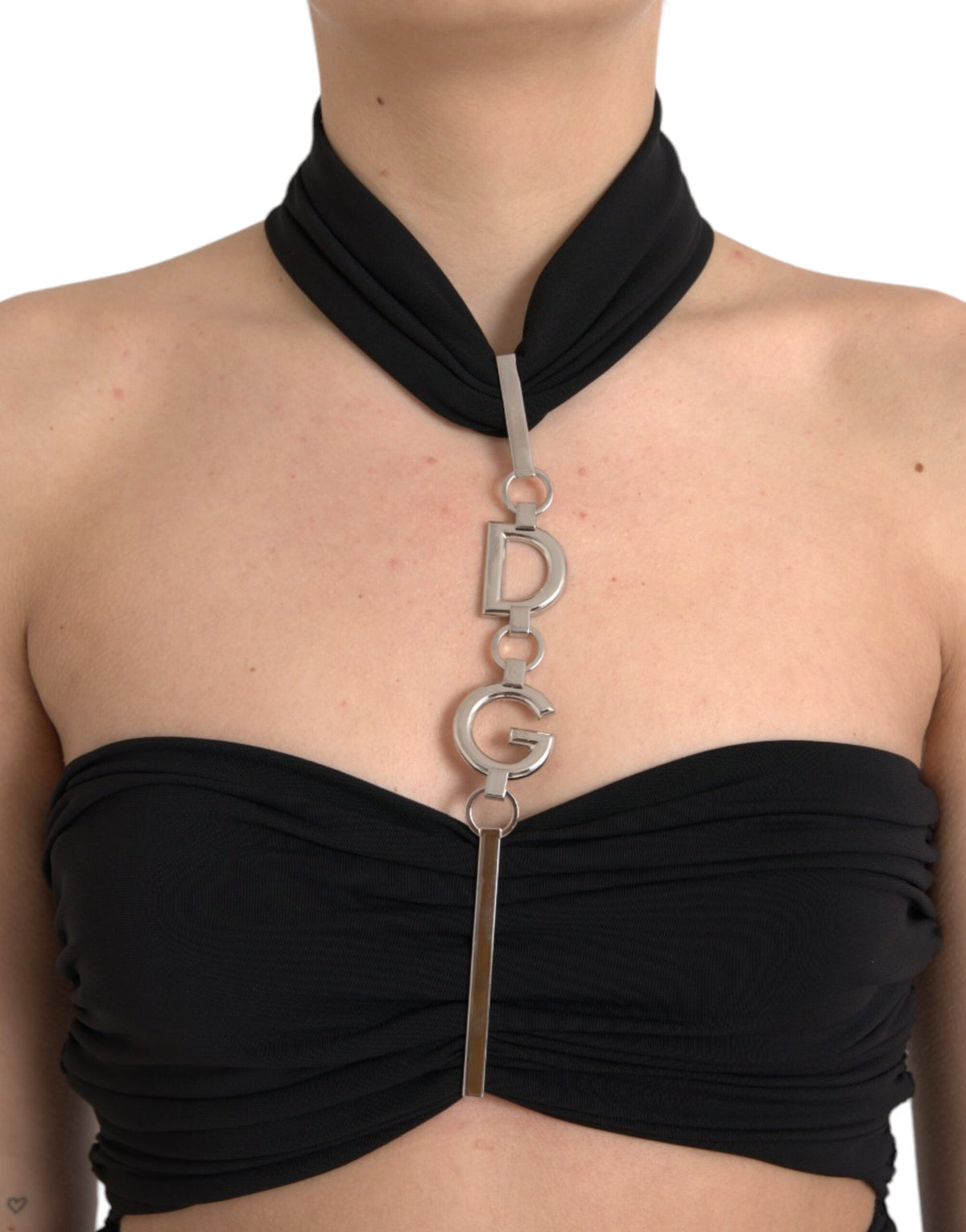 Robe Mini Bodycon Sans Manches Découpée Dolce & Gabbana Noir