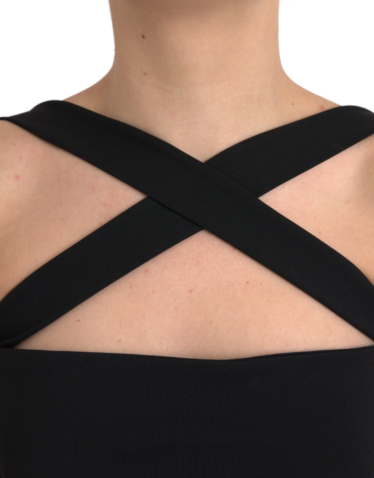 Robe Midi Sans Manches Dolce & Gabbana Noir