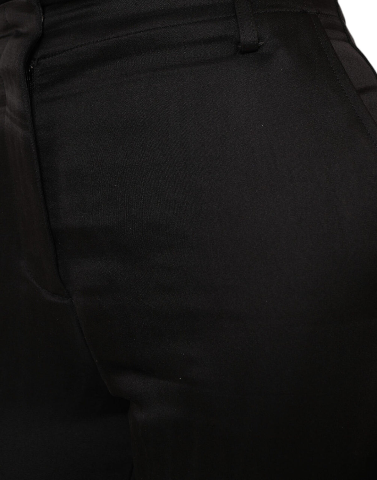 Ermanno Scervino Pantalons Capri Noirs Taille Haute