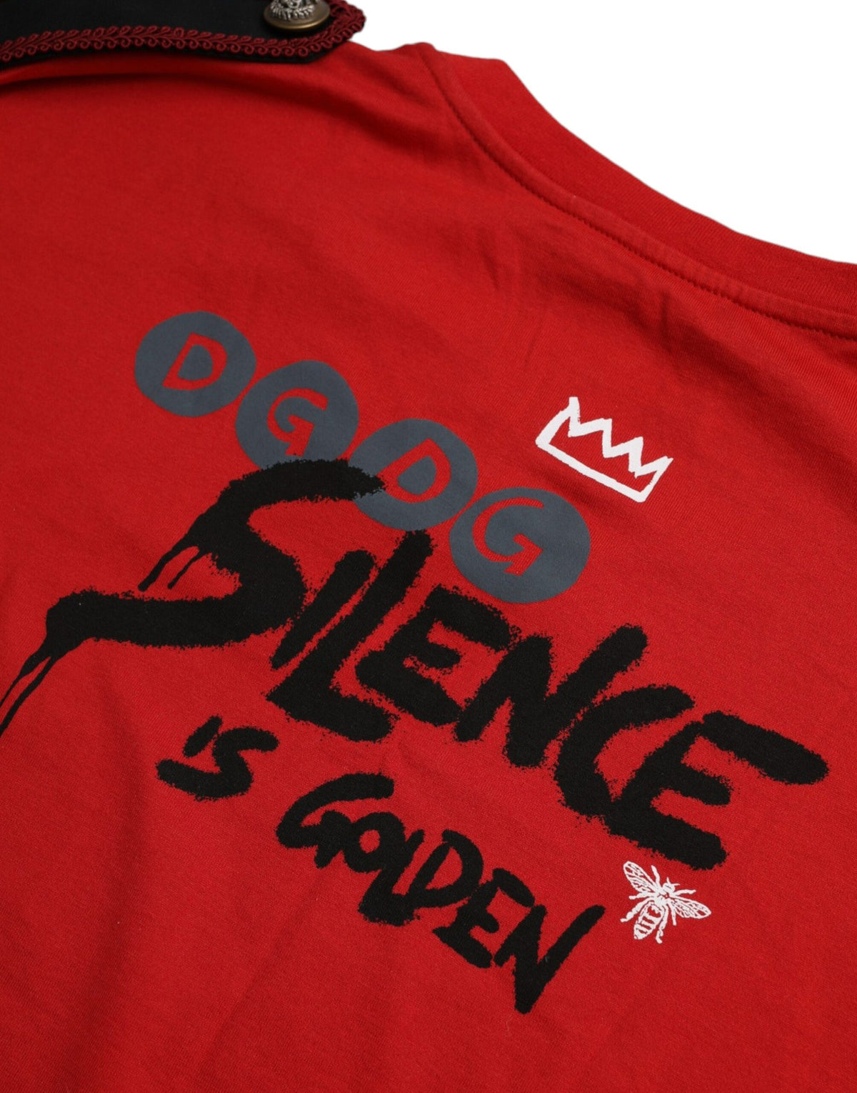 T-shirt Dolce & Gabbana Rouge en Coton avec Imprimé Graphique