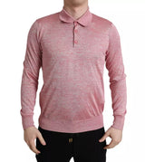 Pull col montant en polyester rose pour homme de Dolce &amp; Gabbana