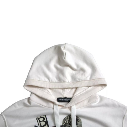 Dolce & Gabbana Witte Caesar Katoenen Trui met Kap