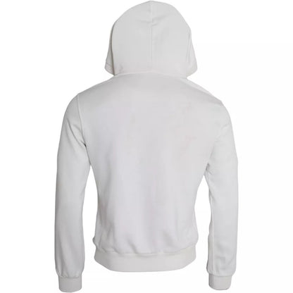 Dolce & Gabbana Witte Caesar Katoenen Trui met Kap