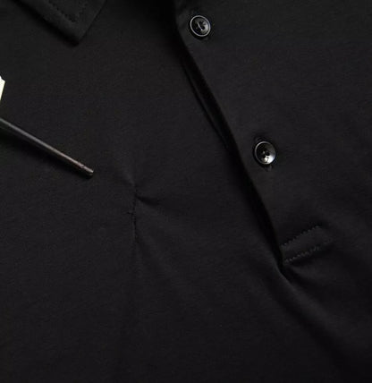 Dolce & Gabbana zwart logo katoenen polo-top T-shirt