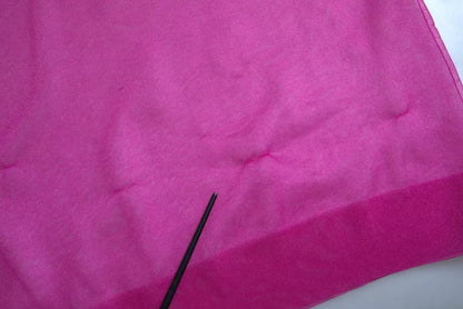 Dolce & Gabbana roze transparante top met ronde hals en lange mouwen