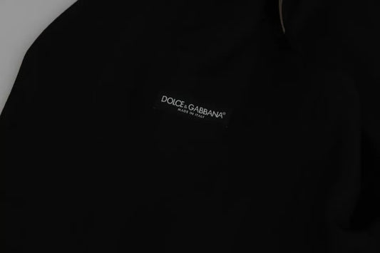 Dolce & Gabbana Black Stretch Waistcoat - Formal Dress Wool Vest