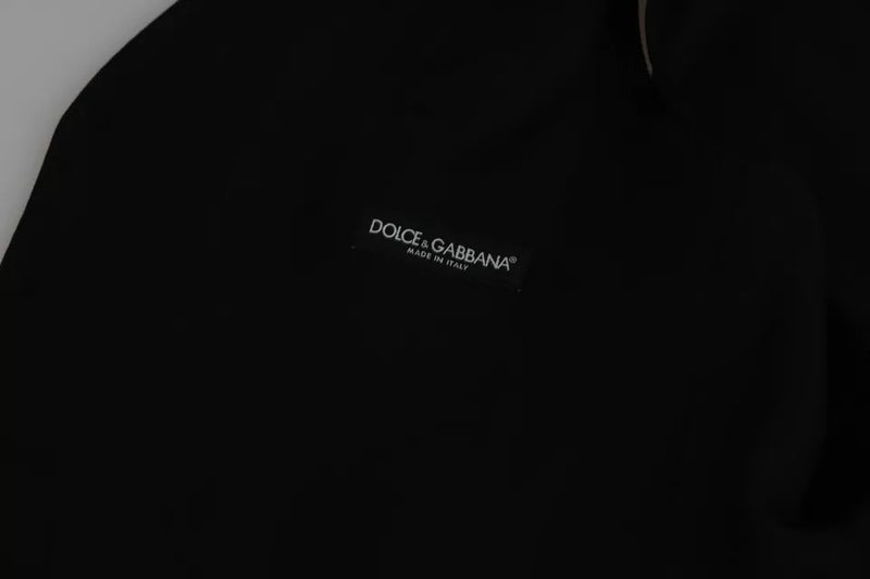 Dolce & Gabbana Black Stretch Waistcoat - Formal Dress Wool Vest