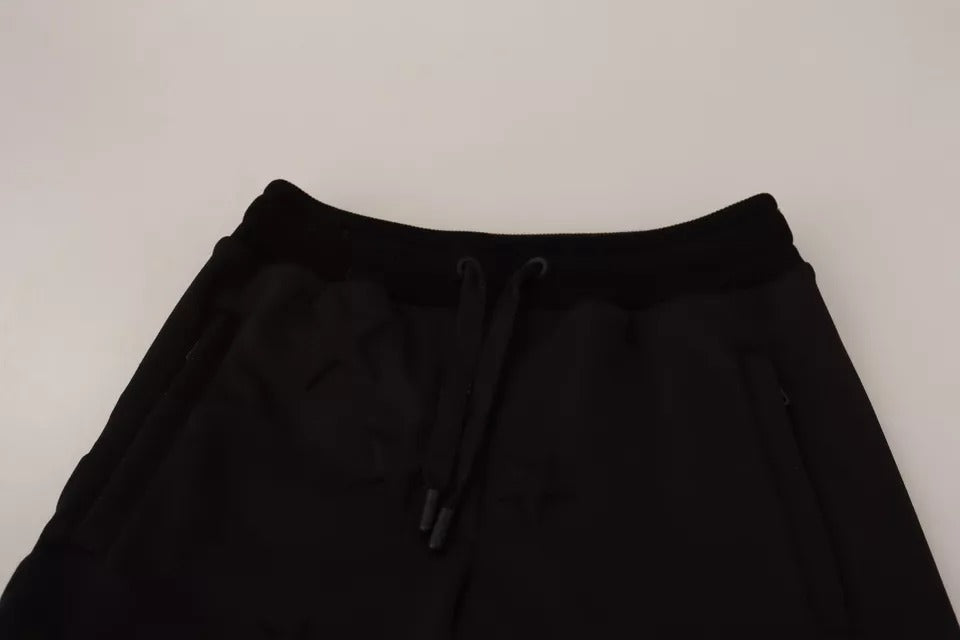 Dolce & Gabbana Jogger Pants Noires pour Femmes - Authentiques