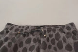 Pantalon Jogger Léopard Gris Dolce & Gabbana