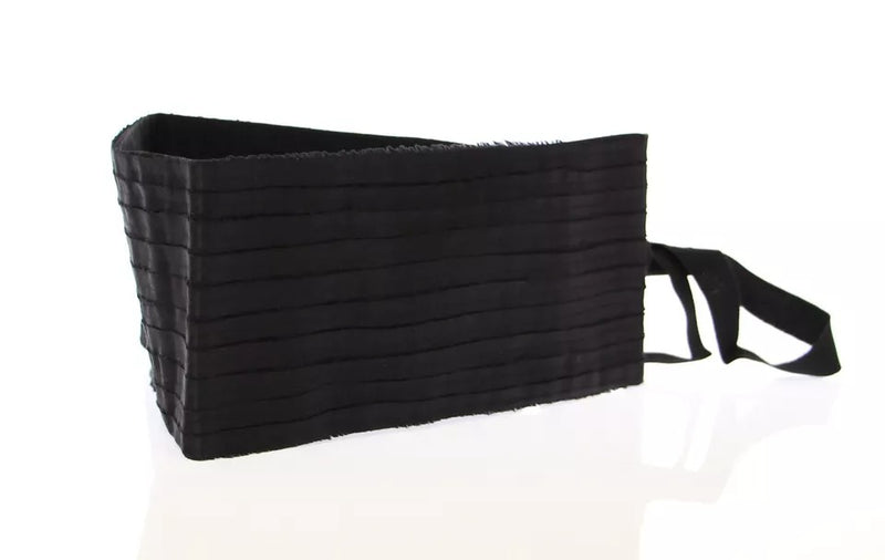 Dolce & Gabbana Black Silk Women's Waist Cummerbund