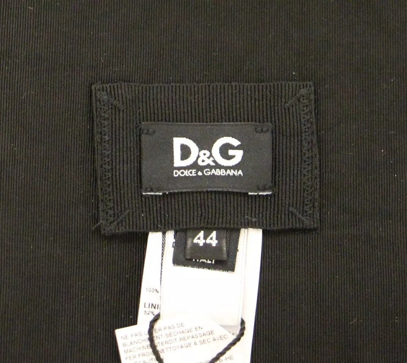 Dolce & Gabbana Black Silk Women's Waist Cummerbund