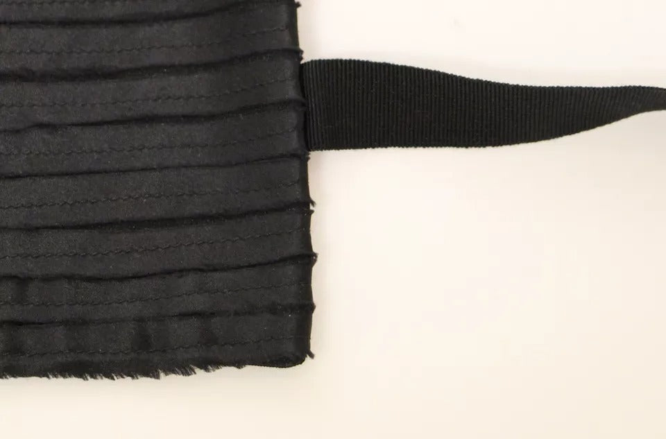 Dolce & Gabbana Zwarte Zijden Taille Cummerbund voor Dames