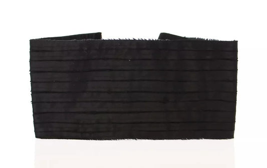 Dolce & Gabbana Zwarte Zijden Taille Cummerbund voor Dames