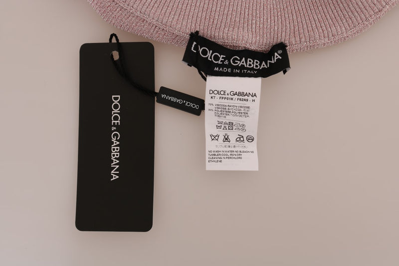 Collants roses Dolce &amp; Gabbana à taille élastique