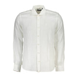 Chemise en lin blanc à manches longues élégante de North Sails