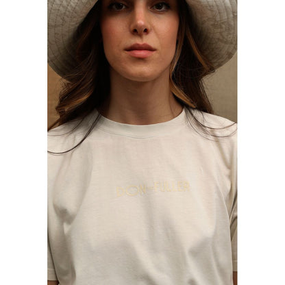 Don The Fuller "White Cotton Women T-Shirt"