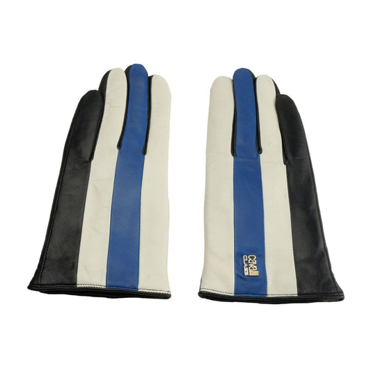 Cavalli Class Blauwe Lamsleren Dameshandschoen