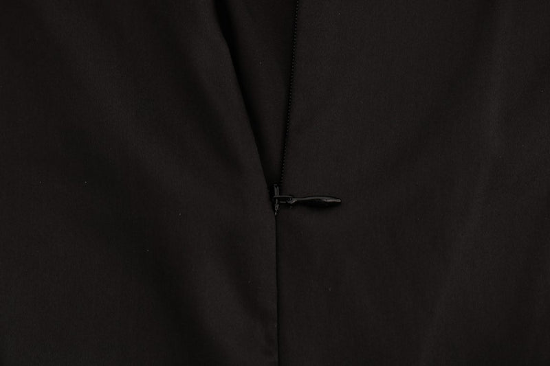 Haut Dolce &amp; Gabbana en dentelle florale et résille de soie noire