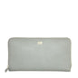 Portefeuille Cavalli Class en cuir de veau gris pour femme