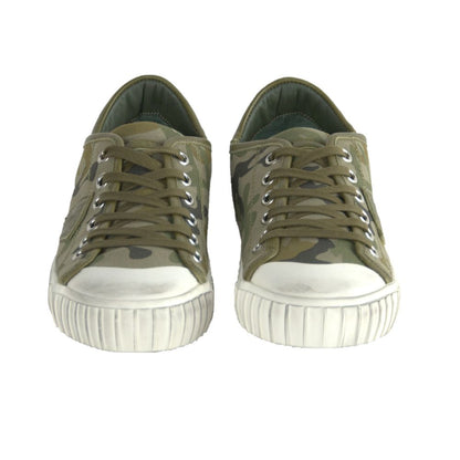 Sneaker homme en cuir vert Philippe Model