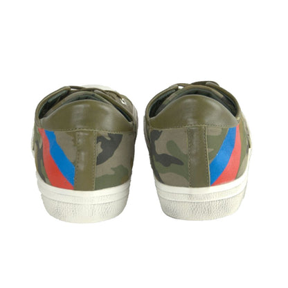 Sneaker homme en cuir vert Philippe Model