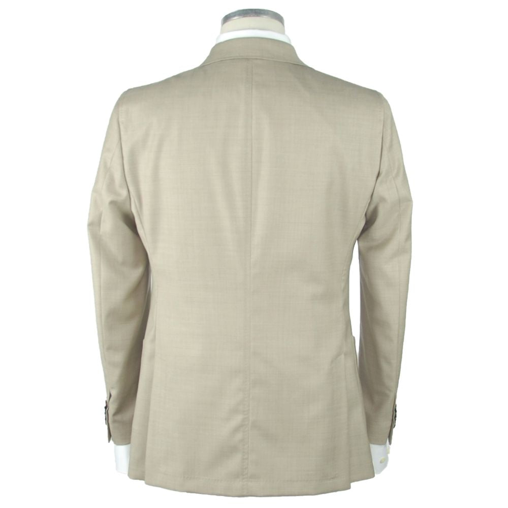 Blazer en laine beige pour homme de Emilio Romanelli