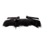 BYBLOS Black Raccoon Fur Women Neck Warmer
