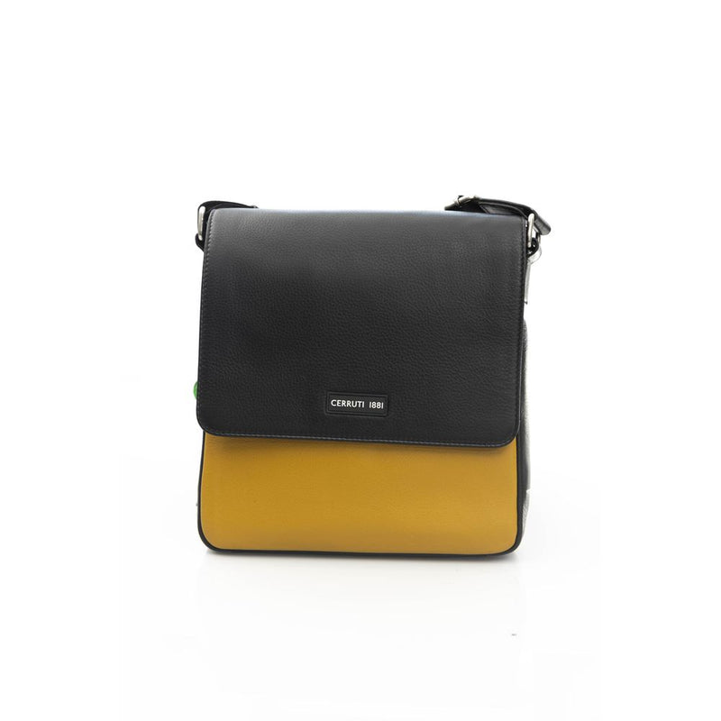 Sac bandoulière en cuir jaune pour femme Cerruti 1881