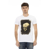 T-shirt homme en coton blanc Trussardi Action
