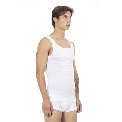 Débardeur blanc en coton pour homme de Bikkembergs