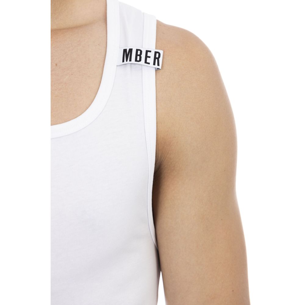 Débardeur blanc en coton pour homme de Bikkembergs
