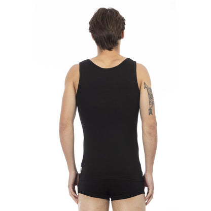 Débardeur noir en coton pour homme de Bikkembergs
