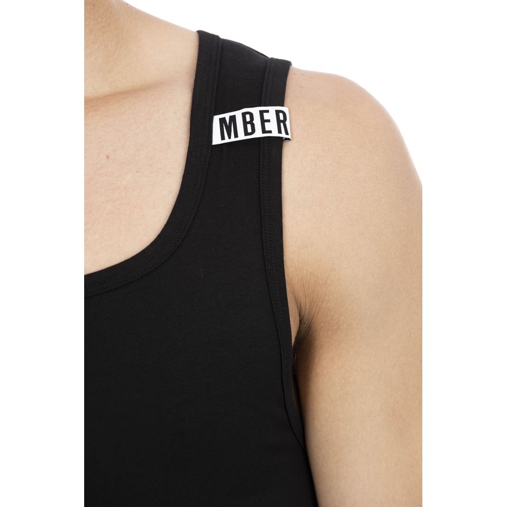 Débardeur noir en coton pour homme de Bikkembergs