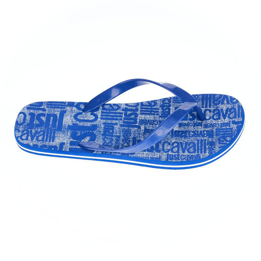 Just Cavalli Light Blue EVA Men Sandal - Summer Essential Footwear