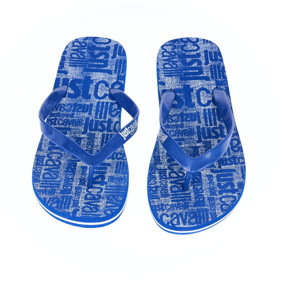 Just Cavalli Light Blue EVA Men Sandal - Summer Essential Footwear