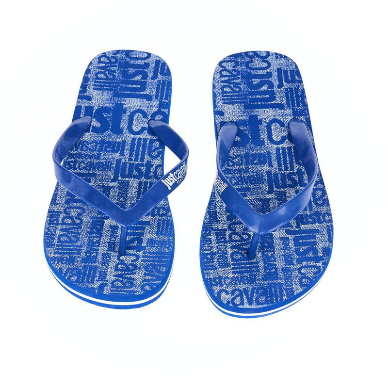 Just Cavalli Light Blue EVA Men Sandal - Summer Essential Footwear