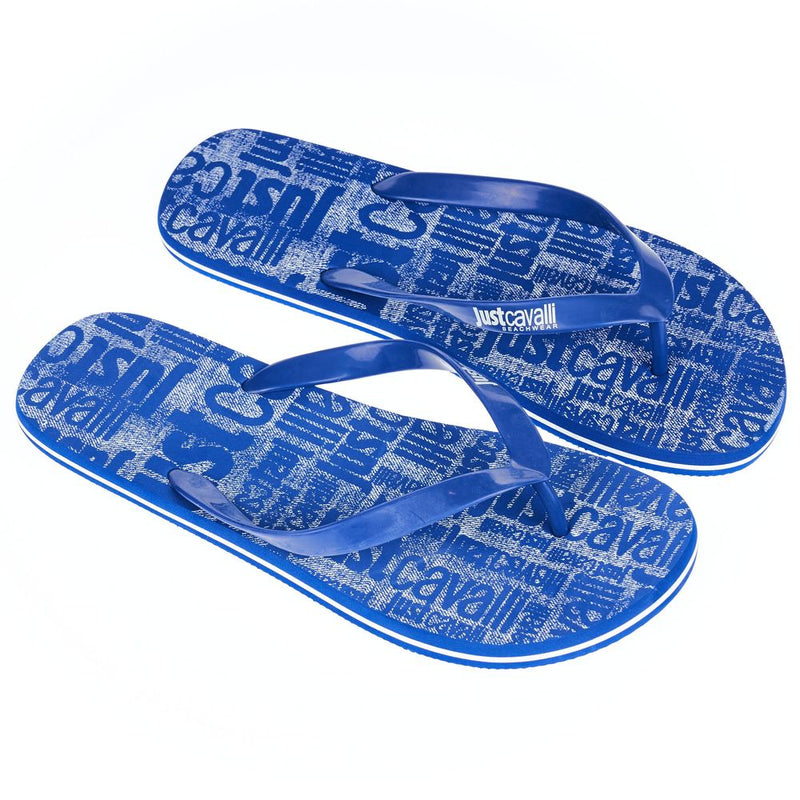 Just Cavalli Light Blue EVA Men Sandal - Summer Essential Footwear