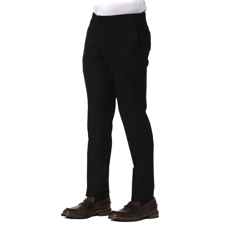 Trussardi zwarte wollen herenbroek