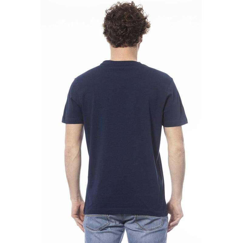 Invicta Blauw Katoenen Heren T-Shirt