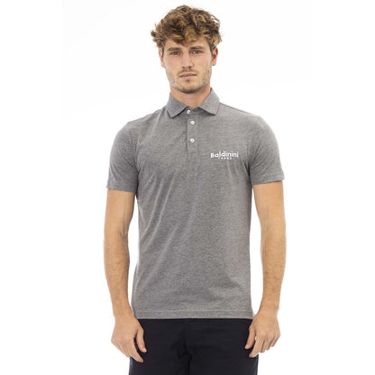 Baldinini Trend Grijs Katoenen Heren Polo