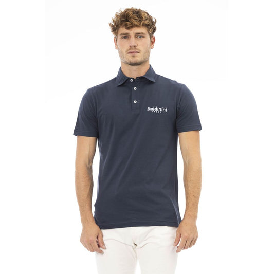 Baldinini Trend Blauw Katoenen Polo Shirt voor Heren