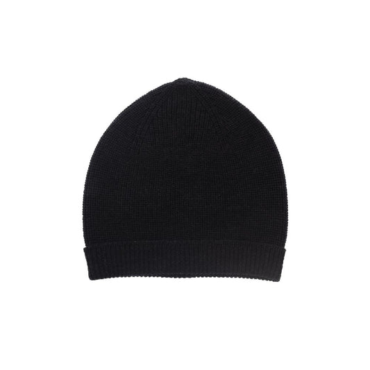 Chapeau en laine mérinos noire pour homme de Alpha Studio