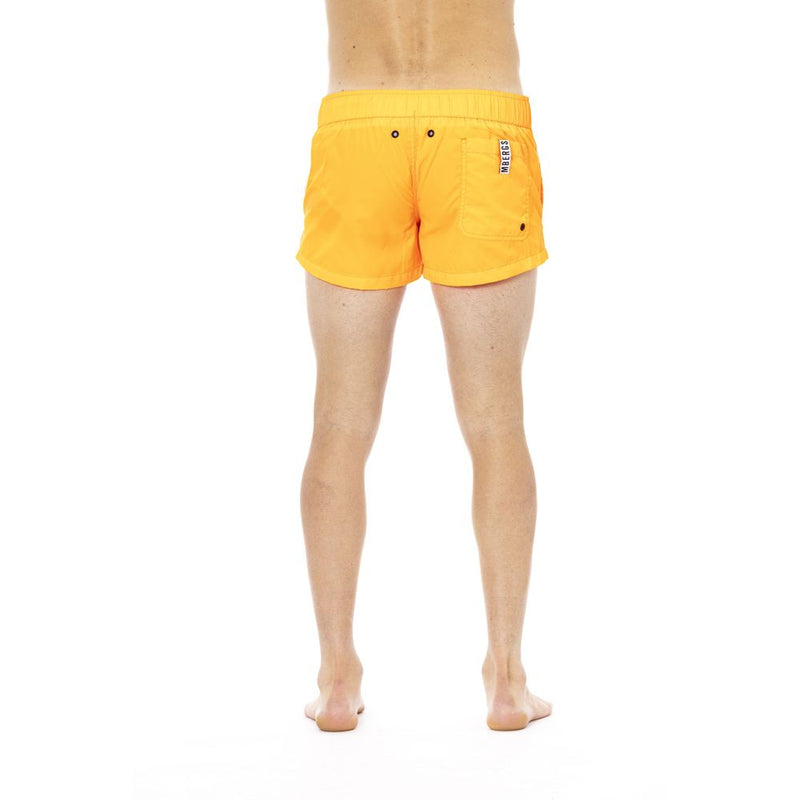 Bikkembergs Orange Polyamide Men Swim Short - Stylish & Durable