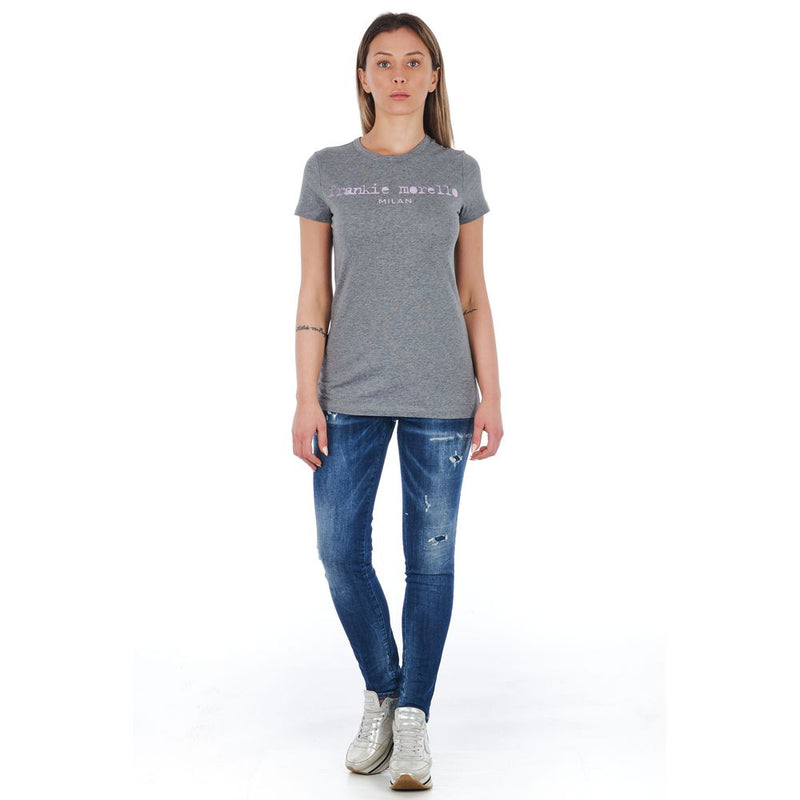 Frankie Morello Jeans Femme Skinny Bleu en Coton - W26