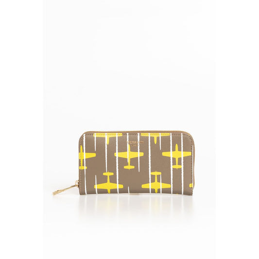 Trussardi Beige Leren Dames Portemonnee