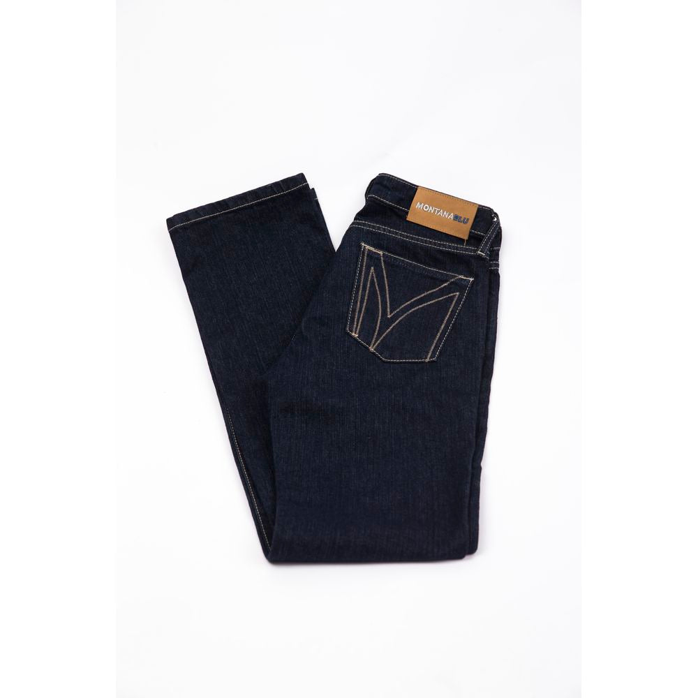 Jeans en coton bleu Montana Blu pour femme