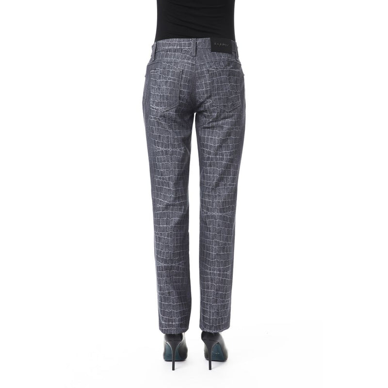 BYBLOS Pantalon Femme Viscose Noir - Chic et Élégant