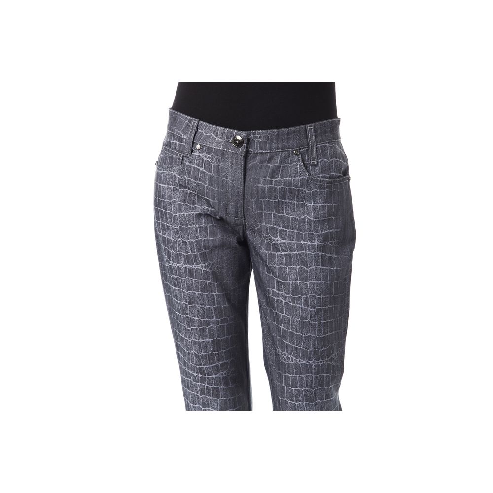 BYBLOS Pantalon Femme Viscose Noir - Chic et Élégant